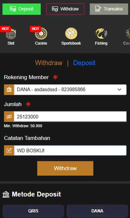 cara wd Zk988 Slot Up Mode